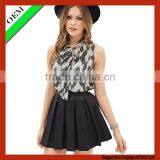 2015 T-shirt Cotton T-shirt Women Sleeveless T-shirt OEM thumbnail-1