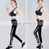 2017 Yoga Apparel Wholesale Poloyester and Spandex Blank Yoga Wear Women Yoga Set thumbnail-6