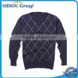 V-neck Stylish Long Sleeve Sweaters For Men thumbnail-1
