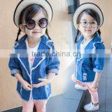 S16000A Wholesale New Latest Coat Designs Kids Denim Coat thumbnail-3
