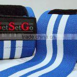 Elasticated Weightlifting Knee Wraps thumbnail-4