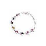 HOT-Selling Crystal Bangle Bracelets gemstone silver jewellery for women