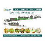 Twin Screw Extruder Corn Flakes Processing Line With Different Shapes