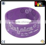 Wristband Rejoice Philippians 4:4 Purple BRAND NEW/picture frames