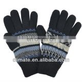 Acrylic Knitted glove,Male classic acrylic knitted gloves semi-finger gloves