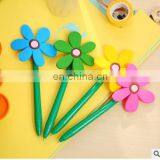 Novelty 5pcs/lot Cute Flower Pot Ballpoint Pens Lovely Sunflower Students Stationery Pen Creative School Supplies Kids Gift thumbnail-5