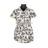 COTTON PRINTED TOP PLEATED 2015 LATEST DESIGN thumbnail-2