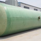 Round Fiberglass Tanks Wastewater Treatment Buried Fiberglass Chemical Storage Tanks