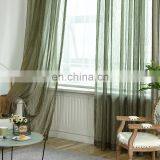 Factory Supply Natural Style Ripple Design Voile Curtain Net Voile Fabric 2020 thumbnail-4