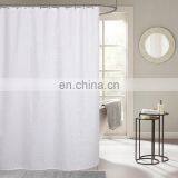 Fashion Design Logo Printed Waterproof Portable Custom Polyester Shower Curtain thumbnail-3
