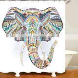 I@home Mildew Resistant African Art Shower Curtain Elephant 180cm x 180cm Polyester Waterproof thumbnail-4