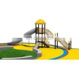 Hot Selling Children's Game Castle Theme Children Plastic Playhouse and Slide thumbnail-1