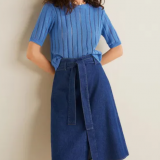 Blue Jeans Denim Skirt thumbnail-1