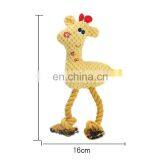 Luxury Teddy Dog Clean Teeth Rope Squeaky Plush Pet Toy thumbnail-5