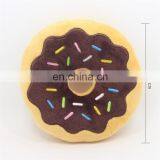 15cm Diameter Squeaky Eco Friendly Plush Doughnut Dog Toy thumbnail-5