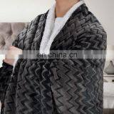 Sherpa Sofa Throws Single Blanket, Soft Flannel Fleece Bed Blankets Fluffy Plush Cozy Thick Couch Throws Warm Reversible Winter thumbnail-2