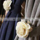 Good Quality Modern Luxury Cotton Linen Fabric Solid Colour Thicken Decorative Home Textile Blackout Curtain thumbnail-4