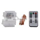 10M Waterproof Remote Control Fairy Lights Battery Operated 8 Mode Timer Copper Wire String Light thumbnail-2