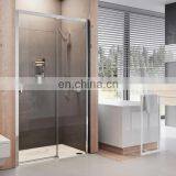 Rectangular Shower Enclosure Portable Rectangular Tempered Glass Shower Enclosure Tempered Clear Glass Shower Room thumbnail-1