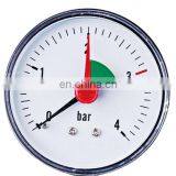 BM007 GAS PRESSURE GAUGE STEEL STAINLESS thumbnail-1