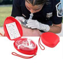 Replaceable One Way Value CPR Mask First Aid Training CPR Face Shield Emergency Mask With Hard Case CPR Mask thumbnail-5