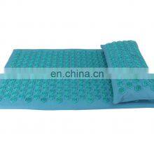 Organic Certified Cotton Canvas Plastic Acupressure Mat and Pillow Set thumbnail-4