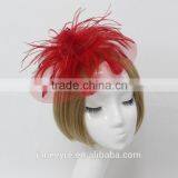 Bridal Style Hairwear/Hair Clip Fascinator Hat With Feather thumbnail-1