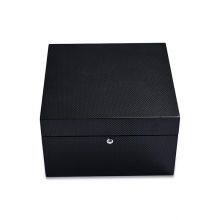 Custom Black High Gloss Piano Lacquer Wooden Jewelry Watch Packaging Solid Wood Gift Box thumbnail-5
