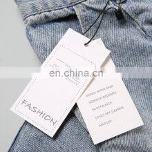 Custom Logo Product Price Hangtag Paper Gift Swing Wig Jewelry Garment Hang Clothes Tags for Clothes thumbnail-5