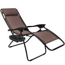 Outdoor Lounge Chair Adjustable Folding Zero Gravity Recliner Chair Lounge thumbnail-1