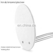 Домашний декоративный двухслойный свободно стоящий ванной полотенцесушитель из нержавеющей стали, нескользящий полотенцесушитель с зеленым круглым дном thumbnail-5