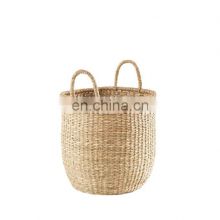 Wholesale Seagrass Basket For Storage Laundry Handmade Woven/ Natural Seagrass Storage Basket Made In Vietnam