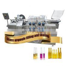 Automatic 8 Needles Glass Bottle Ampoule Vial Liquid Filling and Sealing Pharmaceutical Filling Machine thumbnail-1