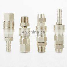 C Type Japanese Steel Nickel-plated Air Pump Air Pipe Pneumatic Self-locking Quick Release Coupling thumbnail-5