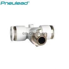 Pneulead High Quality Fittings Male Thread Tee R1/4 Plumbing PPR Pipe Fittings T Shaped Connector thumbnail-2