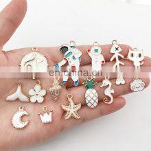 31Pcs Mixed Cute Animals Plants Flowers Enamel Charms DIY Earrings Bracelet Pendant Necklace Accessories For Jewelry Making thumbnail-2