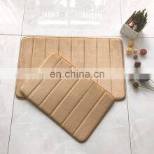 Modern Purple Quick Absorbent Ultra Soft Luxury Unique Non Slip Grey Bathroom Rugs Set thumbnail-3