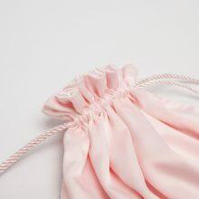 Custom Luxury Drawstring Camera Lens Headset Pouch Satin Gift Bag thumbnail-5