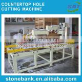 Countertop hole cutting machine
