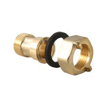 China Wholesale Brass Copper fittings Water Meter Couplings 1/2x3/4 Inch