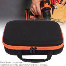 10.6x8.6inches Oxford Cloth Tool Bag Carriable Tool Storage Box With Handle Tool Zipper Pouch Big Capacity for Electric Grinder Drill Tongs Wrench Screwdriver thumbnail-5