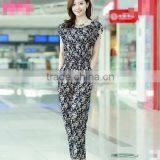 Show Thin Printed Chiffon Jumpsuits Summer Clothes Pants Female Leisure Trousers thumbnail-2