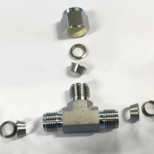 ASME BPE Compliant Stainless Steel Tee Fitting, Electropolished Surface, Biopharma Fluid Transfer thumbnail-3