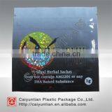 Black Herbal Incense Bag Small Zipper Pouch Diverse Designs thumbnail-3