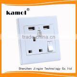 110-240V 16A UK Usb Wall Socket OEM Stickers for Ipad Iphone High Speed thumbnail-5