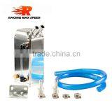 Aluminum Auto Oil Catch Tank Fuel Tank SILVER