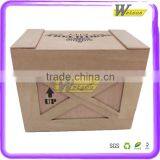 Strong Structure Cardboard Imitative Wood Holiday Gift Packing Box thumbnail-2