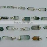 925 Silver Rutilated Quartz Crystal Healing pendants