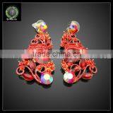 Wholesale Indian Bridal Women Costume Jewelry Sets Top Quality Heart Shape Hot-sale Necklace and Rings Jewelry Sets KHK715 thumbnail-3