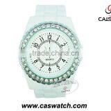 Hot Promotion Diamond Watch Multi-color Silicone Rubber Band Watch thumbnail-1